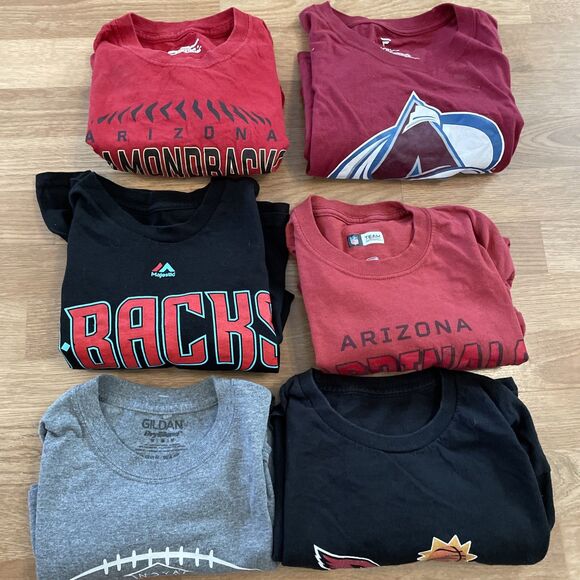 Arizona sports Shirts Bundle Graphic Tees Lot Of 6 Size Medium MLB NFL NBA - Picture 9 of 10